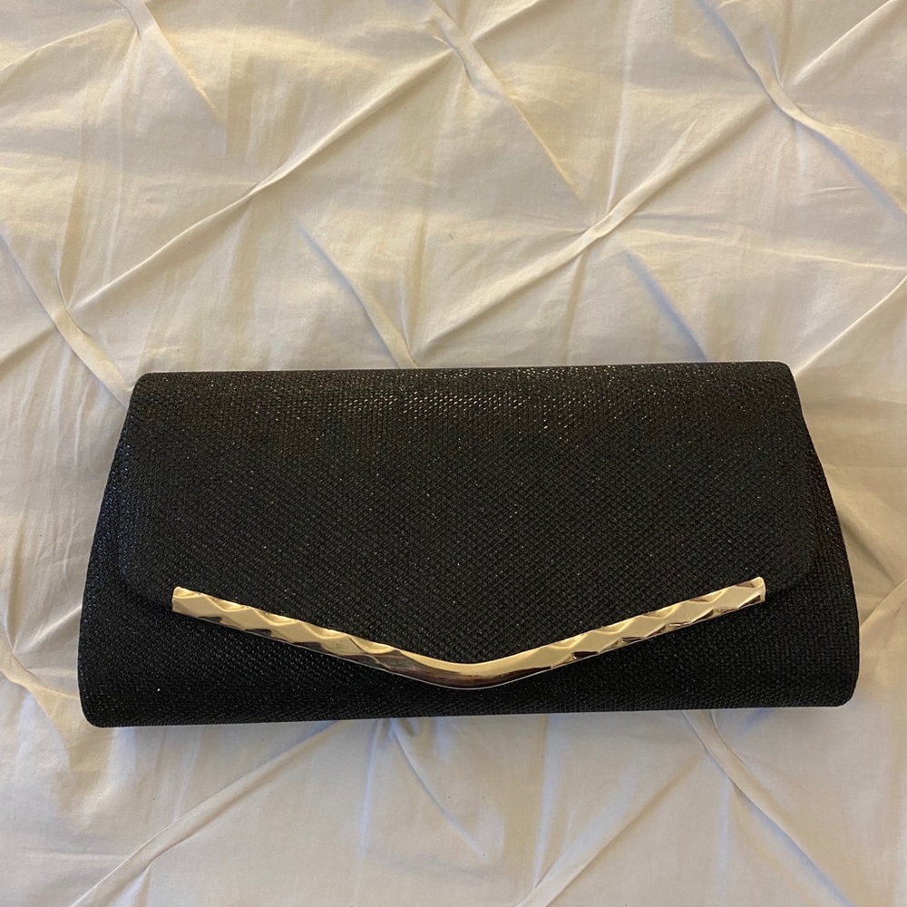 Black fancy wristlet